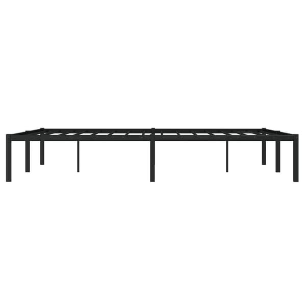 vidaXL metalsengestel sort 135x190 cm