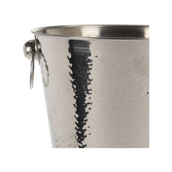 Is- och flaskkylare, stål, silver