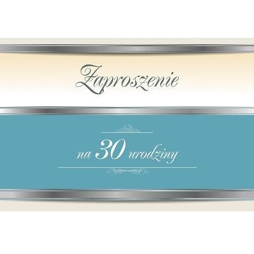 Syntymäpäiväkutsu 30 ZT31 (10 kpl)