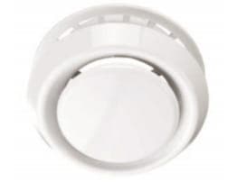 Ventilationsåbninger A100WNK - diffusor 100 mm med flange, hvid
