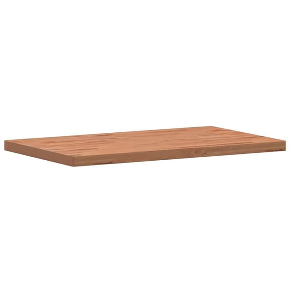 vidaXL bordplade 100x60x4 cm rektangulær massiv bøgetræ