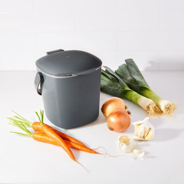 OXO Easy-Clean Komposter 2,83 l. Grå GoodGrips
