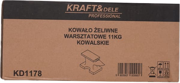 Støbejernsambolt 11 kg KD1178