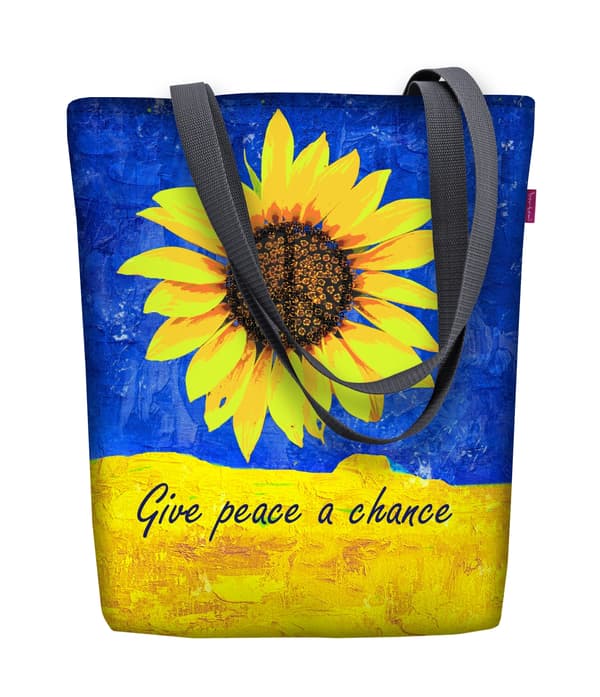 SUNNY canvasväska - Give Peace