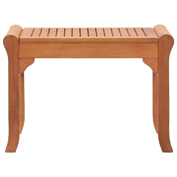 vidaXL Puutarhapenkki 64 cm Täysi eukalyptuspuu