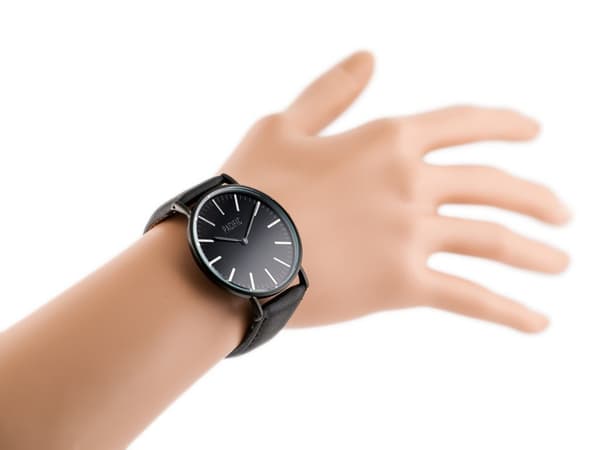DAMKLOCKA PACIFIC CLOSE (zy588a) - svart/silver