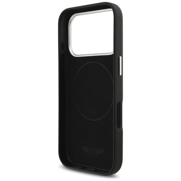 Aston Martin HC FW Logo MagSafe-etui til iPhone 17 Pro, sort