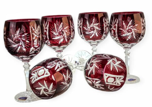 Ruby Crystal vinglas 280 ml olivkvarn