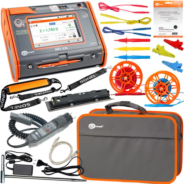SONEL MPI-535 el-installationsparametermåler med PE6-program