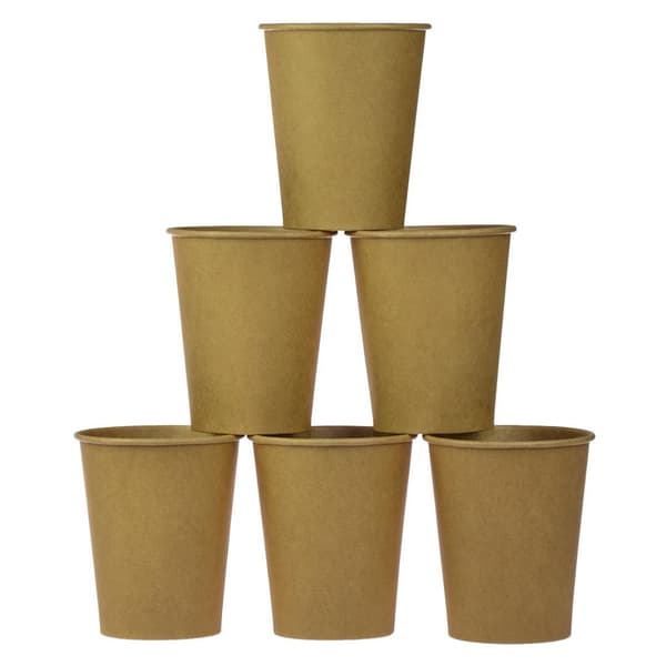 Kraft-paperikupit 6 kpl