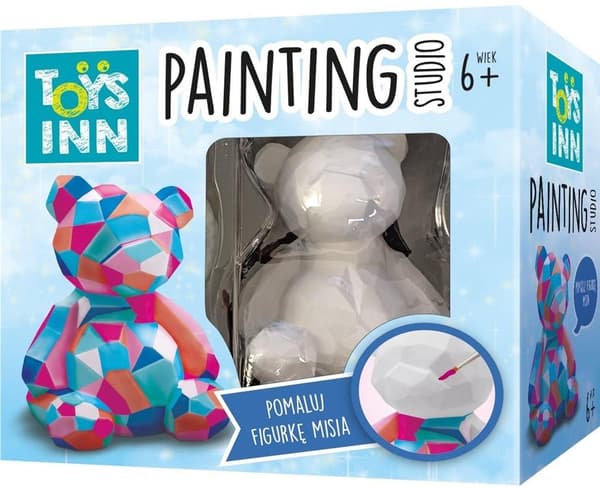 Målningsstudio Gips Nallebjörnsfigur 8813