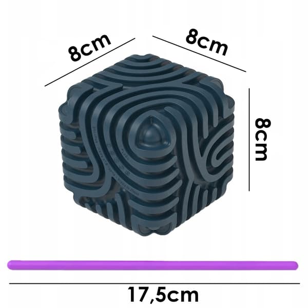 3D pædagogisk terninglabyrint + 15 nudler Z3473
