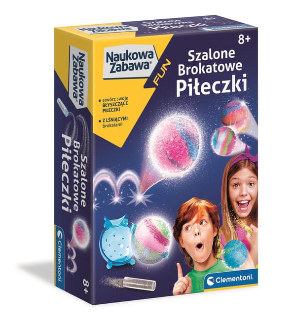 Clementoni Crazy Glitter Balls Science Fun