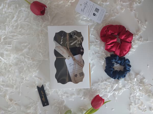 Silkkiset hiuslenkit mulperinpunainen 6A 2 kpl setti S, M premium
