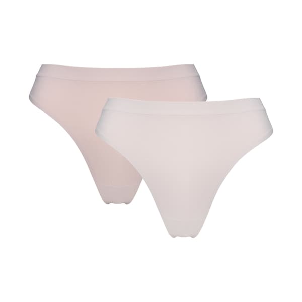 PRECIOUS 2-pack Esotiq stringtrosor | beige, ljusrosa S