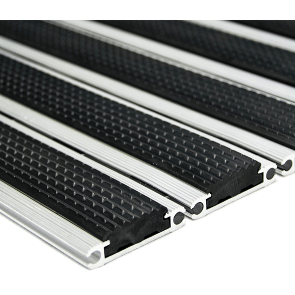 Aluminium system gummi dørmåtte C12 80x50