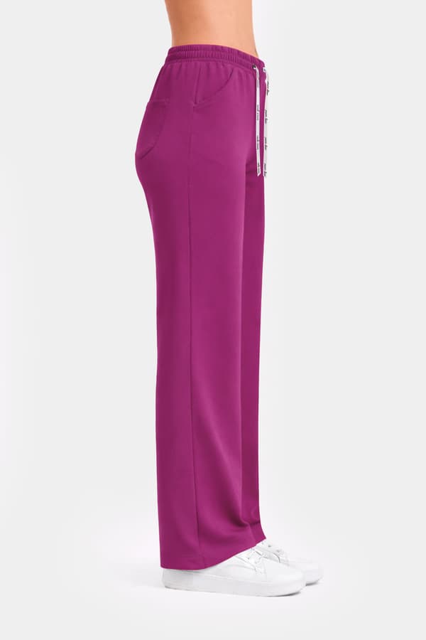 Dame Plazo bløde bukser PLAZO BLACK PANTS M