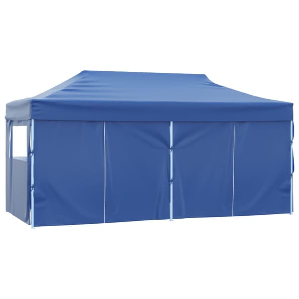 vidaXL professionelt foldbart festtelt, 4 sider, 3x6 m, stål