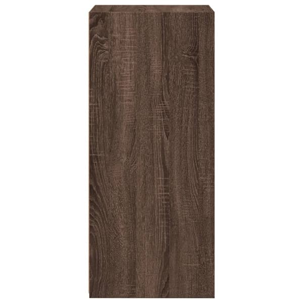 vidaXL skab brunt egetræ 45x41x93 cm træbaseret materiale