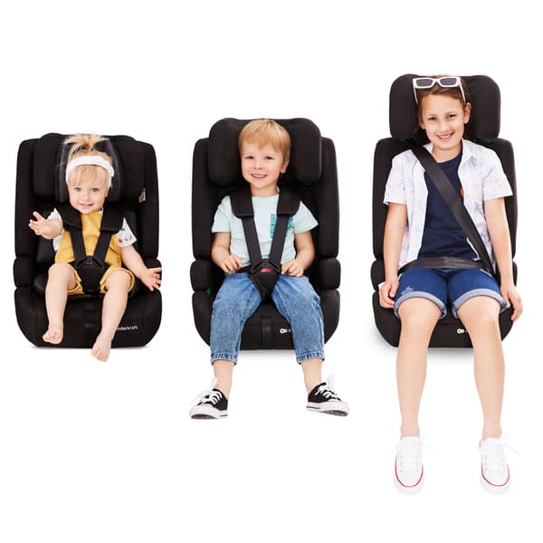 KINDERKRAFT SAFETY FIX 2 i-Size autostol 76-150 cm sort
