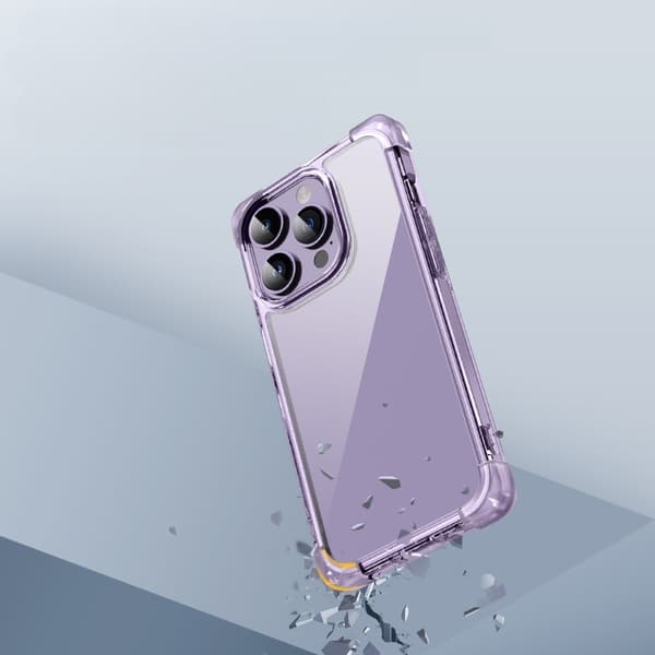 iPhone 13 Pro cover, ERBORD CornerShield, lilla