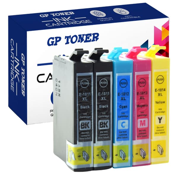 5x blæk til Epson E1816XL CMYKK