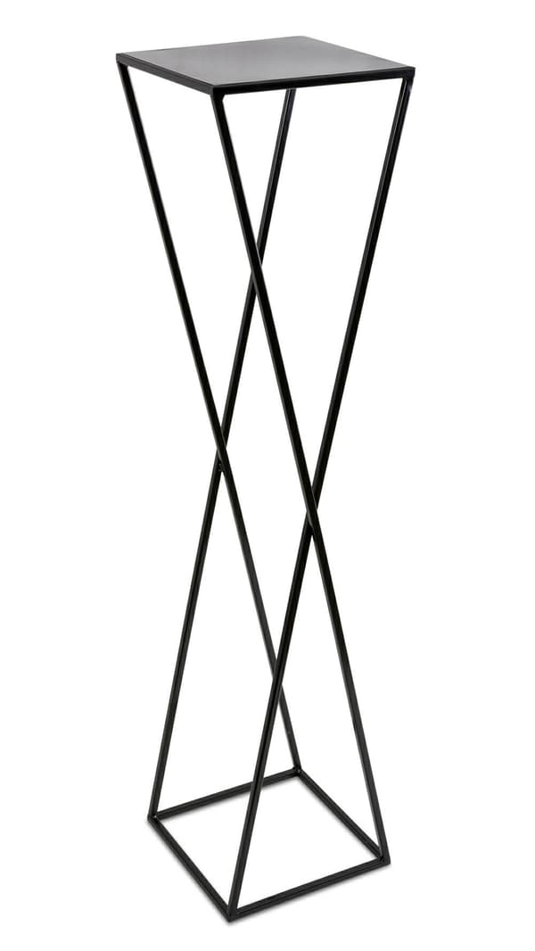 Modernt stående blomsterställ 100cm svart