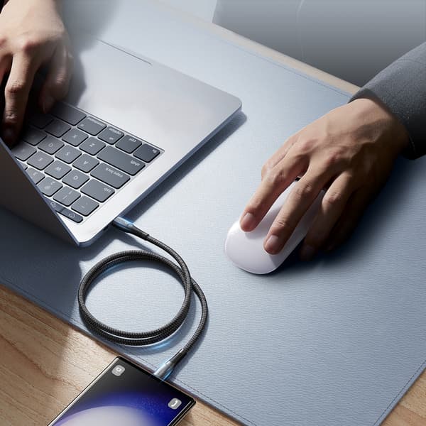 Starry-sarjan USB-A - USB-C 3A -kaapeli 1m musta