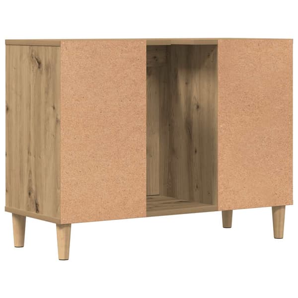 vidaXL håndvaskskab Artisan eg 80x33x60 cm
