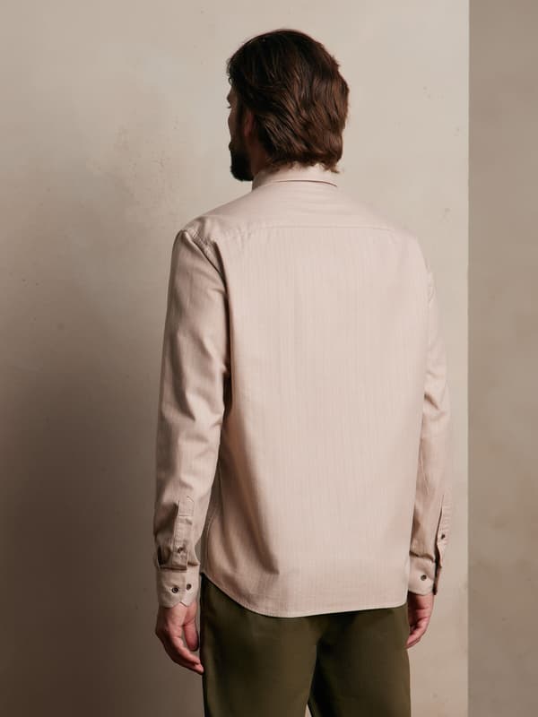 BEIGE SKJORTA LÅNGÄRMAD XL
