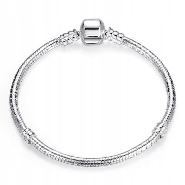 Modulær armbånd med charms i 925 sølv til kvinder