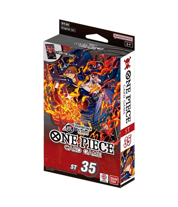 One Piece kortspil: ST35 Rød Sort Sabo Starter Deck