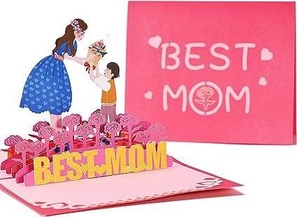 3D Mors dag-kort Bästa mamma