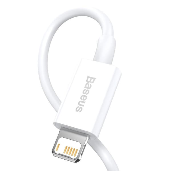 Superior iPhone USB - Lightning Kabel 1,5m - Hvid