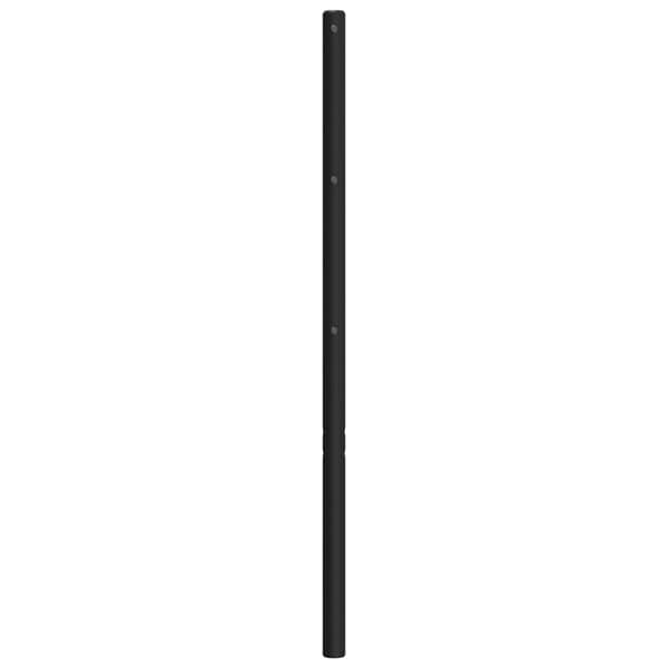 vidaXL metalsengegavl sort 150 cm