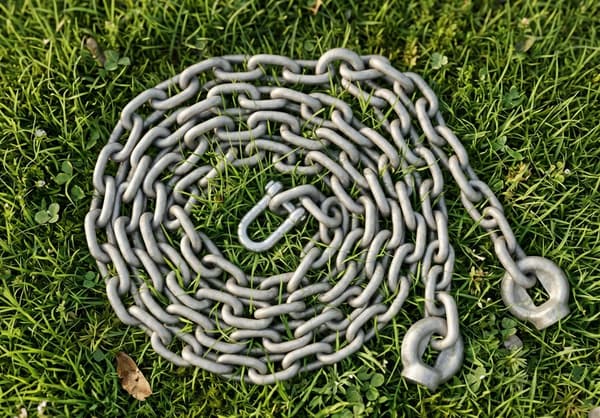 Sæt med galvaniserede gyngekæder 5 mm - 1,8 m