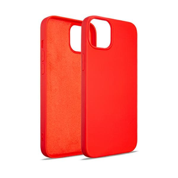 Beline Silikone Etui til iPhone 14 Plus Rød
