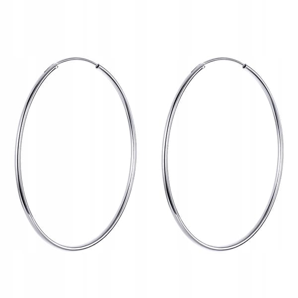 925 silverörhängen, ringar, 5 cm, present, silverringar