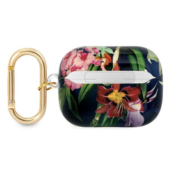 Guess Flower Strap Collection-etui til AirPods Pro, blå