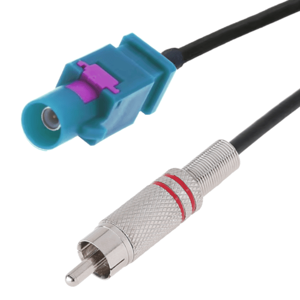 Fakra Code-Z stik til RCA stik adapter 20cm
