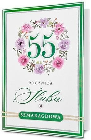 Bryllupsdagskort 55