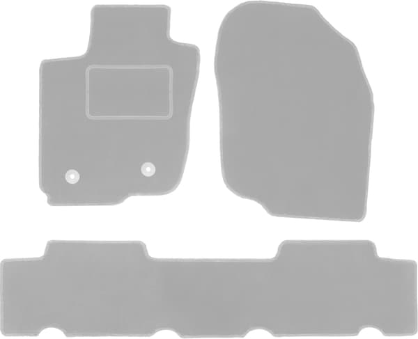 Grå bilmåtter til: Toyota RAV4 III SUV (2006-2013)