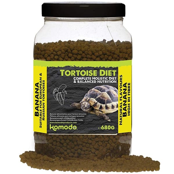 Komodo Tortoise Diet Banan 680g - foder för sköldpaddor
