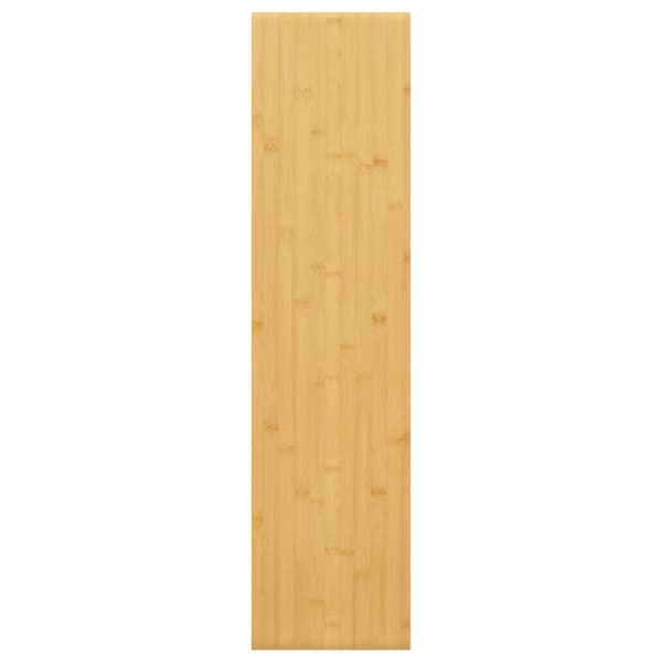 vidaXL Seinähylly 80x20x1,5 cm bambu