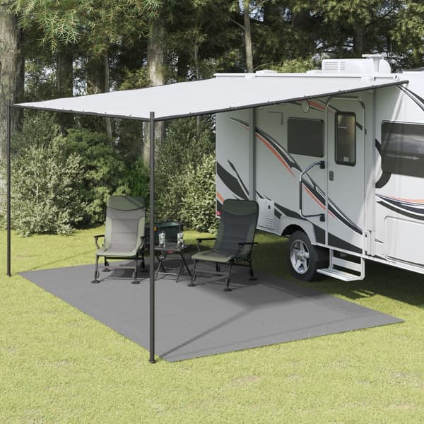vidaXL Tältmatta, Antracit, 5x3 m