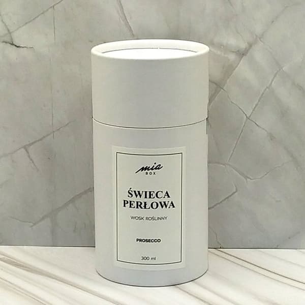 Perlelys 300 ml vegetabilsk voks, hvid, Prosecco