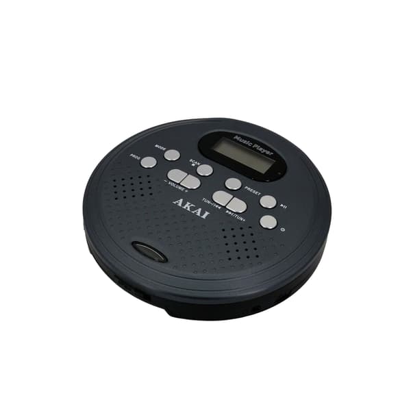 AKAI ACDP-200 PLUS CD-afspiller Bluetooth 5.3 FM MP3 USB-C ESP Sort