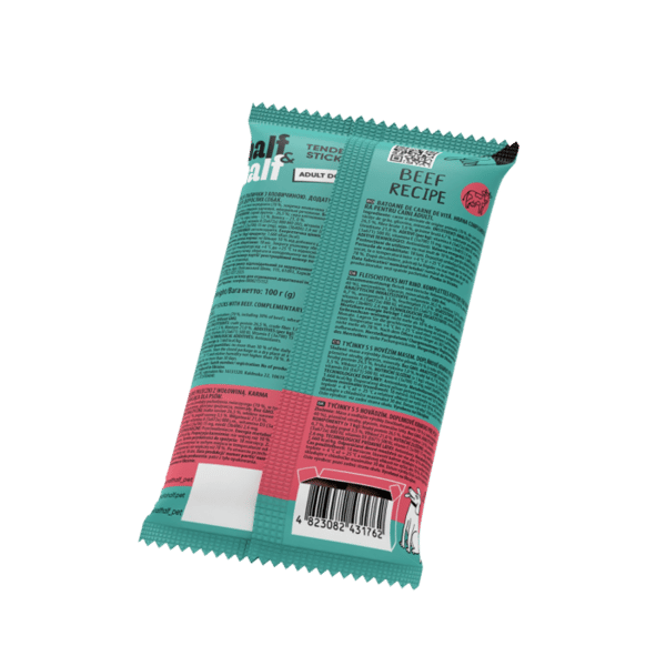 Half&Half hundgodispinnar vuxen nötkött 100g