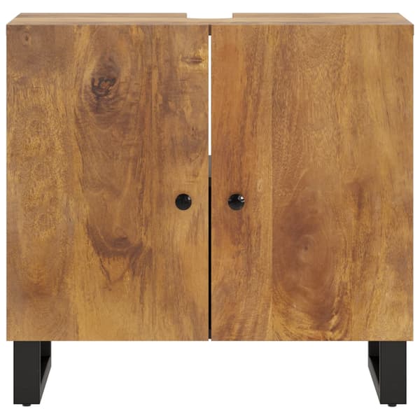 vidaXL håndvaskskab 62x33x58 cm mangotræ