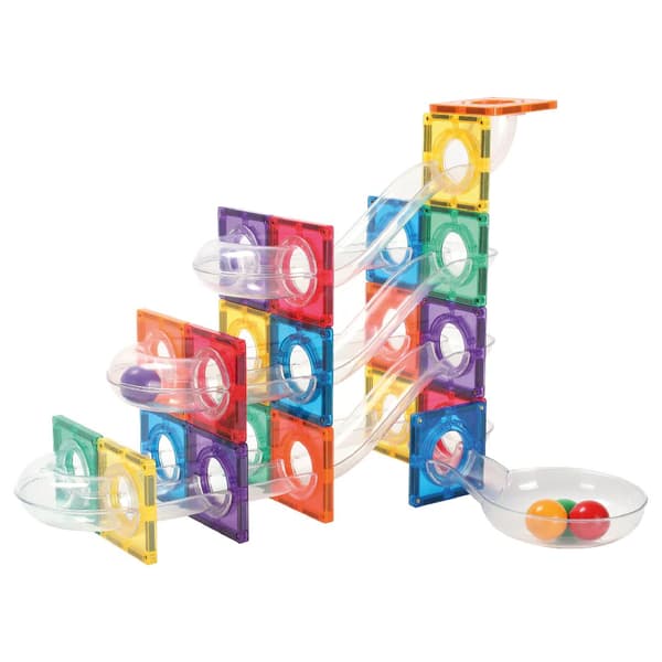 Cleverclixx - Ball Run Compact Pack Intense Magnetic Bricks - 60 kpl.